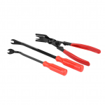 3 tk. Ukse trimmi needid, klambrid, tangid, kinnitusvahendid, eemaldajad, t&otilde;mmitsad, t&ouml;&ouml;riistakomplekt