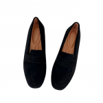 Uued Naiste Lamedad Kingad Naiste Mokassiinid Kevad S&uuml;gis Vabaaja Suede Slip-on Naiste Kinga Mugav Kerge Kinga Mujer Sapato 35 must