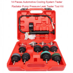 Automotive water tank pressure leak detector tool Antifreeze coolant vacuum filling pressure changer tool (14-18) set One Size