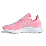 Adidas Originals Swift Run J &Uuml;mar nina Paelkinnitusega Hingavad Madalad Jooksujalatsid Laste tossud Roosa Valge EF5951 35&frac12;