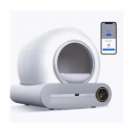 Tonepee 65L automaatne intelligentne kassiliivakast, isepuhastuv t&auml;ielikult suletud kassiliivakast, majapidamise lemmikkassi liivak&uuml;na 480*516*505mm valge