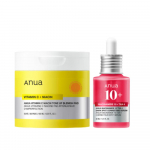 ANUA C-vitamiini ja niatsiini toonust parandavad padjad 60 tk + TXA 4 tumedate laikude seerum 30 ml | Helendav ja laikude hoolduskomplekt