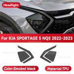 KIA SPORTAGE 5 NQ5 2022 2023 Auto Esitulede Must TPU Kaitsekate Kile Eesmise Tulede V&auml;rvimuutus Tarvikud Smoked black