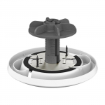 Support microphone - Logitech - Rally Mic Pod - Blanc - Taille unique - Filaire valge