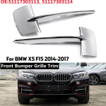 Uus Esistange iluv&otilde;re liist kroomitud BMW X5 F15 35i 35ix 35dx 40ex 2014-2017 jaoks 51117303113 51117303114 Stange liist Only Left