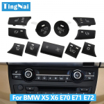 Armatuurlaua kliimaseadme AC nupp Ventilatsiooni v&otilde;tmejuhtimiskomplekti asendus BMW X5 X6 E70 E71 E72 2007-2014 jaoks Ventilation Button