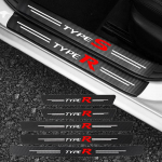 Auto uksepaksu pagasiruumi kaitseraua pedaali kriimustusvastane kleebis kate kaitsja veekindel Honda Civic Type R Type S TypeR TypeS jaoks 1Pcs-For-TYPE-S