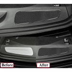 jaoks Jeep Grand Cherokee 2011- Carbon Fiber auto tagumise pagasiruumi katte katte kleebis pagasiruumi sisemus