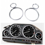 4 tk auto sisekujunduse tarvik Speed Meter Decor Gauge Cluster Bezal Armatuurlaua numbrir&otilde;ngas BMW E30 3. seeriale - matt h&otilde;bedane v&auml;rv