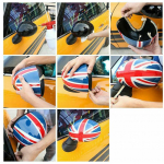 Auto ukse k&uuml;ljepeegli katted Mini Cooper R55 R56 R57 R58 R60 R61 elektriliselt kokkuklapitavale peeglile Red blue