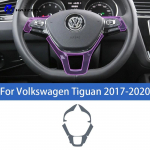 For Volkswagen Tiguan 2017- Car interior center console protective sticker interior decorative strip TPU protective sticker Right-hand drive