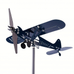 Metallist Lennuk Tuulelipp 3D Piper J3 Cub Tuuleveski Tuuleveski Aiakaunistus Kodu V&auml;liskatus Lennuki Suunan&auml;itaja Tuule Suund P1C8