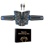 EMS Muscle Stimulator 8 Pad Abs Trainer K&otilde;hulihaste Tooner Elektrooniline Toniseerimisv&ouml;&ouml;d Treening Fitness Seade USB Laetav