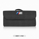 -Auto pakiruumi hoiukott Kokkupandav reisi korraldajakast BMW M Performance X1 X2 X3 X5 X6 X7 E46 E39 E90 E91 E92 E60 E84 E53 E30 jaoks D-Gray-2 black