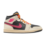 Air Jordan 1 Mid SE Edge Flight Club Naiste tossud Must Kahvatu-Iivo Musliin IB7007-107 47