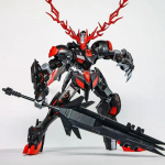 MAX MODEL 1/100 Barbatos Lupus Rex Must Punane V&auml;rv Monteeritav Mudelikomplekt Tegevuskujud Robot Plastikust Mudelikomplektid Hobi M&auml;nguasjad Kingitused