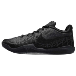 Nike Mamba Rage Slip Resistant Abrasion Resistant Low top Vintage Basketball Shoes Men's Black 908974-002 42.5 black