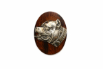 Pit Bull, American Pit Bull Terrier, Pitbull Terrier, APBT - Dog show brooch, starter number clip, dog pin by Art-Dog