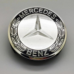 4 tk Mercedes benzi Amg auto velje keskmised katted rummu katted embleem W204 W203 W205 W124 W221 C E S GLE CLC klassi tarvikutele1 white