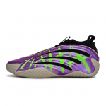 Adidas Harden Vol.9 811 Manufacturing, Terrifying Laughter Low top Basketball Shoes Men's Black Purple Green JR2506(Team80-) 40