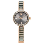 Swarovski Matrix K&auml;ev&otilde;ru Seeria Kell Kvartsmehhanism Imitatsioonkristallist Rihm 25 mm Hall Tihvt Naiste kellad 5679887 Gray Dial