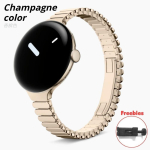 Metallrihm Google Pixel Watch 4 41mm jaoks Roostevabast terasest vahetatav randmerihm Pixel Watch 3 41mm jaoks Nutikella k&auml;ev&otilde;ru rihm Google Pixel Watch 41mm black