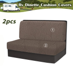 2 tk/komplekt haagissuvila s&ouml;&ouml;gilaua padjakate Jacquard Stretch Matkaauto diivani istmekatted Haagissuvila auto pingi kate Istmekate Restorani kohviku jaoks 1 Set(2pcs)