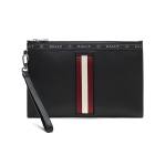 Bally Klassikaline Punavalge Triibuline &Auml;rikasulik Commuter Nahast Sidurikott Meeste Sidurikott Must BENERY-HP-100 Basic Set (Bag+Dust Bag)