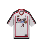 Kith NBA T&auml;htede m&auml;ngu Philadelphia 76ers Leon S&auml;rk - Valge Must Meeste Topid KHM034941-101 XS