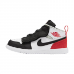 Jordan 1 Mid Alt Valge Must Punane Kuusk TD AR6352-100 23.5