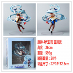 21CM Anime M&auml;ng Genshin Impact Ganyu Armas T&uuml;druk Kuju Anime Mudel M&auml;nguasjad Kingitused Kollektsioon Tegevuskujud T&auml;iskuu Pilk PVC 1/7 With box