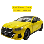BMW 5. seeria Miniauto BMW 530i 1:24 metallist miniauto, Valik 3 : Valge/kollane/must kollane