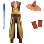 Uus film Raya ja viimane lohe Laste Cosplay Legend Halloweeni kost&uuml;&uuml;m Raya &Uuml;hes t&uuml;kis kost&uuml;&uuml;m Laste esituskost&uuml;&uuml;m 110cm