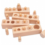 Montessori nupuga silindripesa arendus sensoorsed m&auml;nguasjad k&auml;e-silma koordineerimine lastele alates 3. aastast Kingitused lastele
