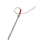 FCABA 8mm l&auml;bim&otilde;&otilde;t 350~600mm DN8/12mm keermega &uuml;heotsaline k&uuml;tteruumitoru 110V/220V/380V 201 roostevabast terasest k&uuml;tterod mutriga 110V gray