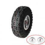 4-tollised Rattad 4.10-4 T&auml;ispuhutavad Rehvid Laagriga Rummuvelg 49cc Mini Quad Mustuseratas Trikik&auml;rud ATV Buggy Osad