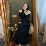 S&uuml;gis- ja talvine naiste kampsun Kleit &Otilde;rn pikk kootud kleit Vintage Twist alumine kampsun One Size must