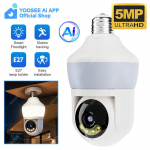 YOOSEE Ai rakendus Kodu E27 Valguskaamera HD 5MP PTZ Ai S&otilde;idukituvastus Kahesuunaline Intercom &Ouml;&ouml;n&auml;gemine WIFI Kaamera Mobiilne J&auml;lgimine Camera