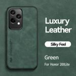 For Honor 200 Lite Retro Magnetiline Suede Nahast &Uuml;mbris For Honor 200 Lite Honor200 Lite P&otilde;rutuskindel Matt Silikoonist Pehme &Uuml;mbris For Honor 200 Lite