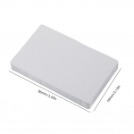 50-250 tk Metallist visiitkaardid alumiiniumisulam T&uuml;hjad kaardid klientidele Lasergraveerimiseks DIY &Auml;rikingituskaardid 7 V&auml;rvi Valikuline (Silver,50PCS)