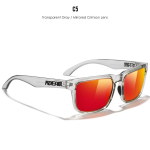 KDEAM Suur Ruudukujuline Meeste P&auml;ikeseprillid Polariseeritud Fotochromeeruvad &Uuml;le suuruse P&auml;ikeseprillid Moodsad Naiste Prillid Uuendatud V&auml;ljalase Only Sunglasses white