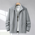 Eriti suur meeste kevadjakk seisev krae lukuga mantel mees pluss suurused 10XL 12XL lahtine vabaaja mood t&ouml;&ouml;riided &uuml;ler&otilde;ivad 10XL hall v&auml;rv