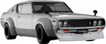 Hasegawa Nissan Skyline Racing Custom Plastikust Mudelikomplekt 20772 1/24 2000GT-R (KPGC110) (Auto)