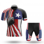 2026 Ameerika Lipu Texase Rattas&auml;rgi Komplekt Suvine USA R&otilde;ivad Maanteejalgratta S&auml;rgid &Uuml;likond Jalgratta P&uuml;ksid MTB R&otilde;ivad Maillot Ropa XS