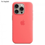 iPhone 15 Pro &uuml;mbris MagSafe'iga - Vedel silikoonist kaitse&uuml;mbris_pp Multicolor beebi sinine v&auml;rv