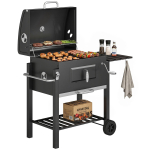 S&ouml;egrill, reguleeritava k&otilde;rgusega s&ouml;ekausiga - Must 113 x 65 x 108 cm must
