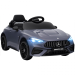 Laste elektriauto, Mercedes disain, 12V mootorid, puldiga juhitav, LED-tuled, muusika, lastele 3-6 aastat, hall 99 x 55 x 43 cm hall