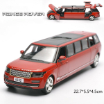 1:32 Rover Range rover Pikendatud Sulamist Limusiin Metallist Valatud Auto Mudel T&otilde;mba Tagasi Vilkuv Muusikaline Laste M&auml;nguautod Kingitus