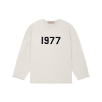 Fear of God Essentials 1977 Seeria SS22 Toore servaga kampsun kleepkirjadega Pikkade varrukatega meeste kampsun Nisune FOG-SS22-121 XL