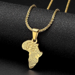 Horuse Silm Aafrika Kaart Ripatsiga Kaelakee Naistele Meestele Roostevaba Teras Kuldne Pinnatud Muistne Egiptuse Amulett Etniline Ehtekomplekt Kingitus gray